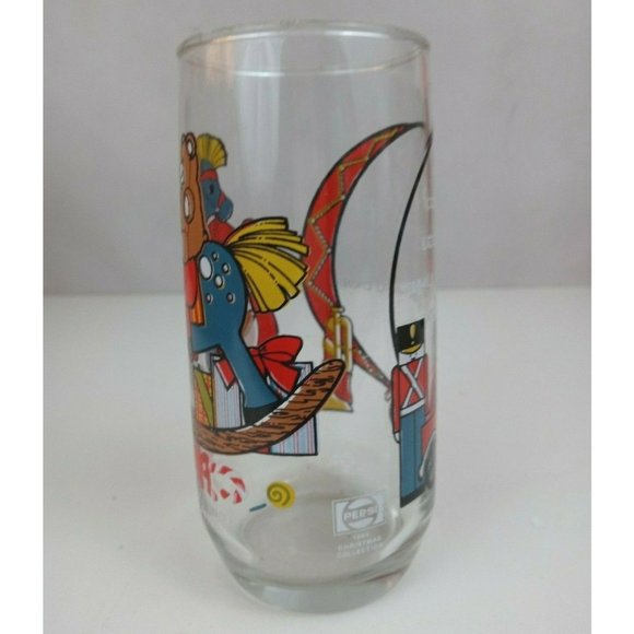 Vintage 1984 Pepsi Christmas Collection "Toyland" Collectible Drinking Glass - Picture 4 of 6